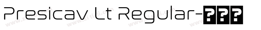 Presicav Lt Regular字体转换 Presicav Lt Regular字体转换